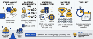 How to calculate the real value of a casino bonus